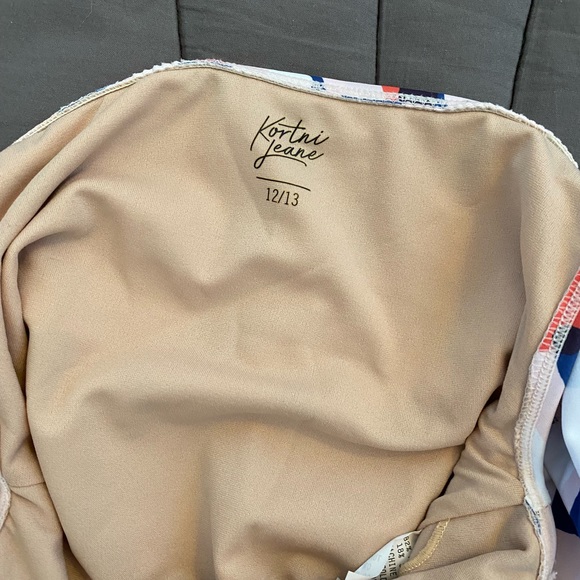 Kortni Jeane swimsuit top for girls size 12/13 - Picture 3 of 3